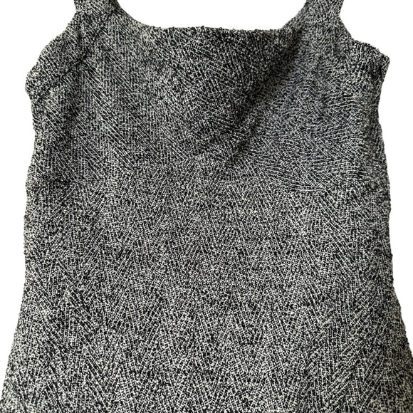 DVF Diane von Furstenberg Women’s 8 Black & White Tweed Sleeveless Orella Dress - Picture 8 of 11